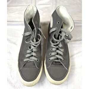 Converse Chuck Taylor All Star High Top Lace Up Gray Unisex Sneakers W10 M8